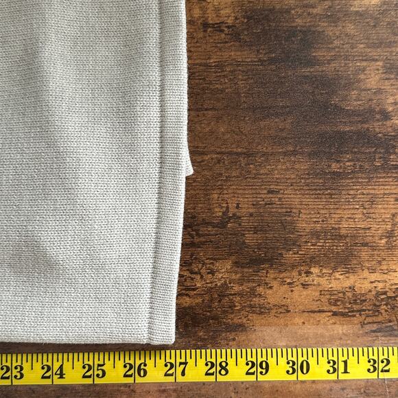 Pure Jill Open Front Cardigan Small Petite Hooded Minimalist Preppy 100% Cotton - Picture 4 of 9